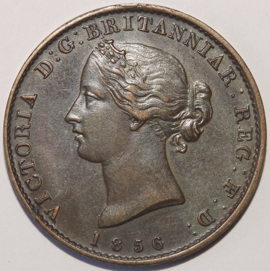 1856-Halfpenny-Token